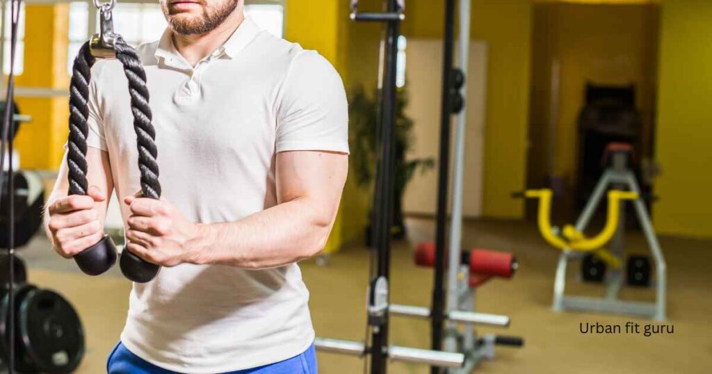 Can you do triceps with a straight bar?